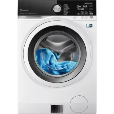 Electrolux EW9WN249W gőzfunkciós mosó-szárítógép, fehér, 9/6kg, 1400 f/p, hőszivattyús szárítás, protex dob, ökoinverter, delicatecare, woolmarkblue