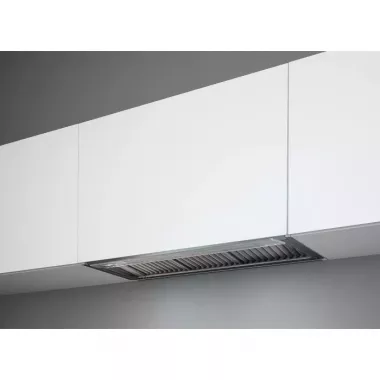 Falmec VIRGOLA NO DROP 90 X álkürtőbe építhető páraelszívó, inox, 90 cm, 670 m3/h, elektronikus vezérlés, led világítás, no drop anti-kondenzációs rendszer