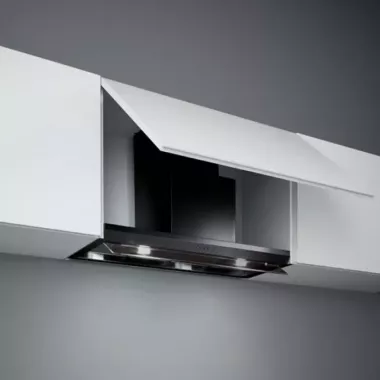 Falmec VIRGOLA EVOLUTION 90 BK álkürtőbe építhető páraelszívó, fekete, 90 cm, 580 m3/h, elektronikus vezérlés, led világítás