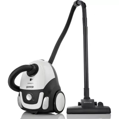 Gorenje VCEA11CXWII porzsákos porszívó, fehér, univerzális szívófej, hepa szűrő, 2 szívófej, 750 w