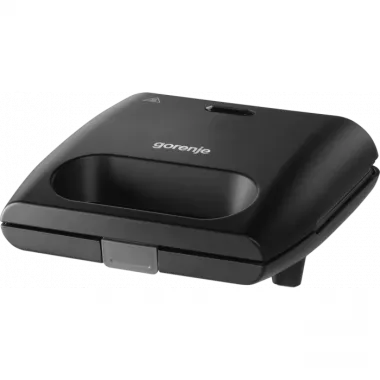 Gorenje SM701GCB szendvicskészítő, fekete, tapadásmentes bevonat, hideg fogantyú, 700 w