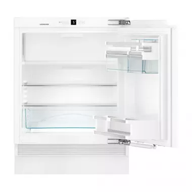 Liebherr UIKP 1554 pult alá építhető hűtőszekrény, 82 cm, 105 l hűtőtér, 15 l fagyasztó, elektronikus vezérlés, supercool funkció, led, 33 db(a)