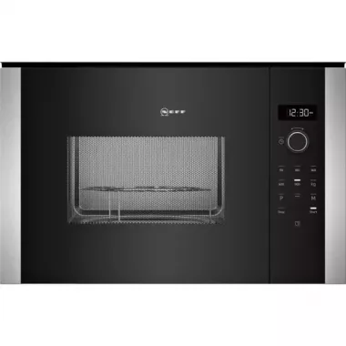 Neff HLAGD53N0 beépíthető mikrohullámú sütő, fekete, 25 l, grill funkció, 900w/1200w, led kijelző, automata programok, 5 teljesítményfokozat