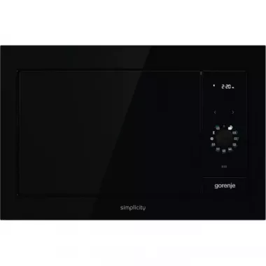 Gorenje BM235G1SYB beépíthető mikrohullámú sütő, 23 l, grill funkció, aquaclean tisztítás, automata programok, 5 teljesítményfokozat