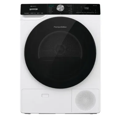 Gorenje DNS12 hőszivattyús szárítógép, 10 kg,  led kijelző, twinair, airrefresh, gyűrődésmentesítés, powerplus, naturedry, wi-fi