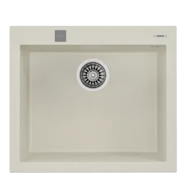 Teka FORSQUARE 50.40 TG gránit mosogató, tegranite+, hagyományos beépítés /topázbézs/