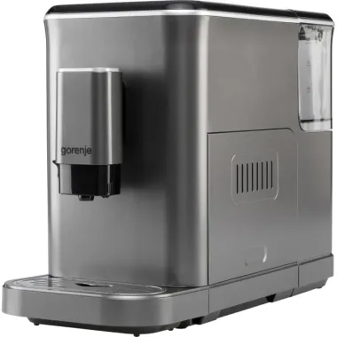 Gorenje GFACM20S automata kávéfőző, 1.5 liter, 20 bar nyomás, érintővezérlés, nagysebességű daráló, levehető tejhabosító