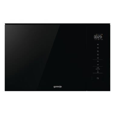 Gorenje BM201SG3DBG beépíthető mikrohullámú sütő, fekete, 20 l, grill funkció, 5 teljesítményfokozat, automata programok, aquaclean tisztítás