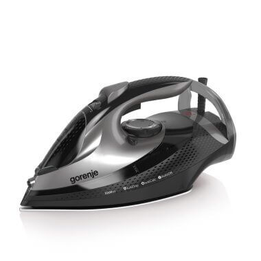 Gorenje SIH3200BKS gőzölős vasaló, xl kerámia vasalótalp, automatikus kikapcsolás funkció, öntisztitás, 420 ml-es víztartály, 3200 w