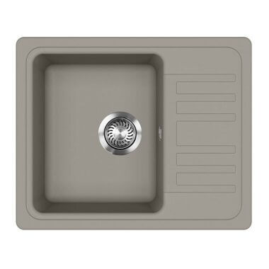 Evido Home 45S COMPACT gránit mosogató, egy medencés kivitel /platina/
