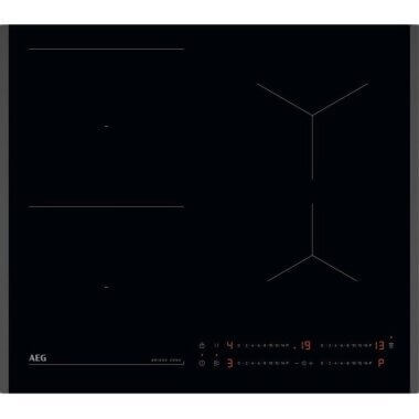 AEG TO64IB00FB beépíthető indukciós főzőlap, 60 cm, bridge funkció, hob2hood, csúszkás érintővezérlés, 2 oldalon csiszolt, gyorsfelfűtés