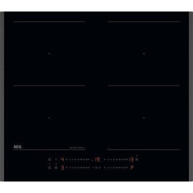 AEG TO64IM00FB beépíthető indukciós főzőlap, 60 cm, fullbridge funkció, 2+2 zóna, csiszolt, booster, öko időzítés, automata felfűtés