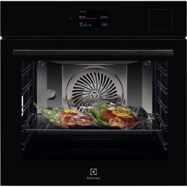 Electrolux LOA9S3XZ MealAssist/SteamPro beépíthető gőzsütő, gőztisztítás, gőzfunkció, wifi, sousvide, maghőmérő, gyors felfűtés, teleszkópos sütősín, 70 l