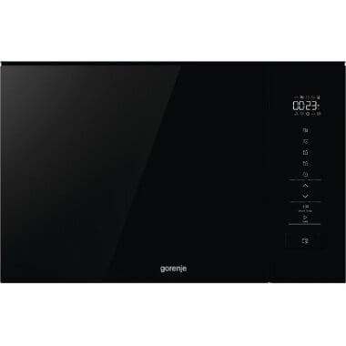 Gorenje BM201SG3DBG beépíthető mikrohullámú sütő, fekete, 20 l, grill funkció, 5 teljesítményfokozat, automata programok, aquaclean tisztítás