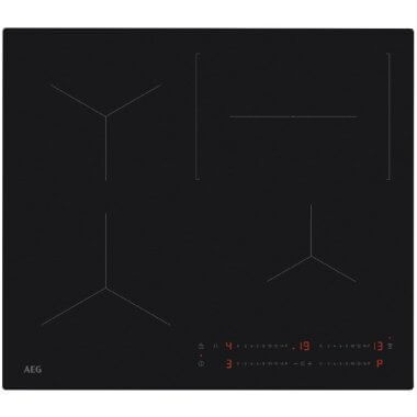 AEG TO64IC0FIT beépíthető indukciós főzőlap, fekete, 60 cm, hob2hood, saphirmatt® se, csúszkás érintővezérlés, eco timer, booster funkció