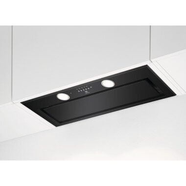 Electrolux LFG719R álkürtőbe építhető páraelszívó, fekete, süllyesztett, 77 cm, hob2hood, 3+1 fokozat, nyomógombos vezérlés, led világítás
