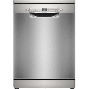 Bosch SMS2HVI06E mosogatógép, nemesacél, 14 teríték, 46 db(a), homeconnect, 5 program, evőeszköztartó polc, express program
