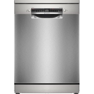 Bosch SMS4HVI14E mosogatógép, nemesacél, 14 teríték, 46 db(a), homeconnect, 6 program, evőeszköztartó polc, express program