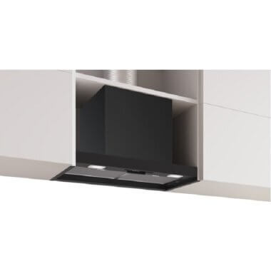 Bosch DBB63BC60 álkürtőbe építhető páraelszívó, fekete, 60 cm, 3 fokozat, 384 m³/h, fém zsírszűrő, nyomógombos vezérlés, led világítás