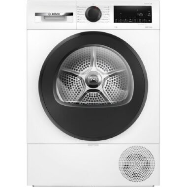 Bosch WQG243DNBY hőszivattyús szárítógép 9 kg, touchcontrol kijelző, easyclean, autodry, gyorsprogram, vasaláskönnyítés, led kijelző