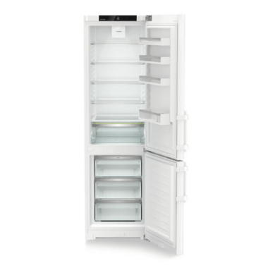 Liebherr CNa 5713 alulfagyasztós kombinált hűtőszekrény, fehér, 201,5cm, nofrost, duocooling, érintővezérlés, easyfresh, freshair szűrő, led
