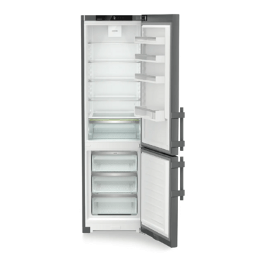 Liebherr CNdgc 5713 alulfagyasztós kombinált hűtőszekrény, darkgrey, 201,5cm, nofrost, easyfresh, duocooling, érintővezérlés, freshair szűrő, led