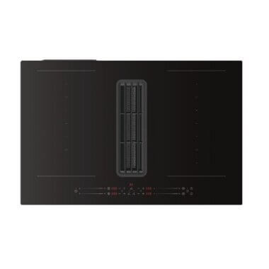 Evido Vento 80DB beépíthető indukciós főzőlap beépített páraelszívóval, 80 cm, 4 indukciós zóna, bridge funkció, érintővezérlés, booster funkció, 579 m3/h elszívási telj.