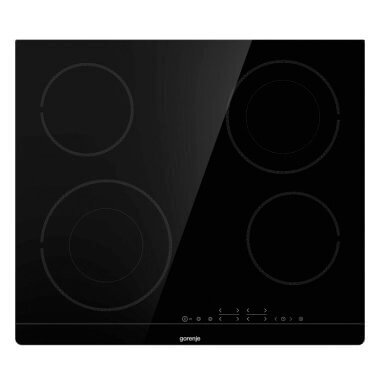 Gorenje ECT604FM beépíthető kerámia főzőlap, 60cm, érintővezérlés, időzítő, stop&go, melegentartás, élcsiszolt, túlforrás védelem, fekete