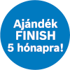 Ajándék 5 hónapra elegendő Finish kapszula Bosch mosogatógépekhez /regisztrációhoz kötött/